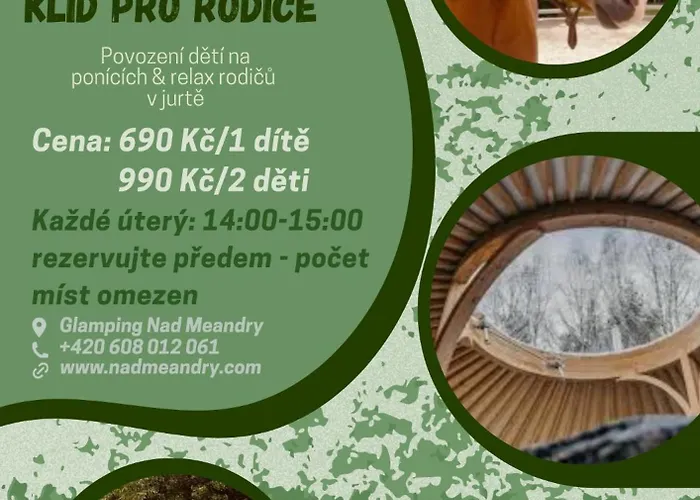 Glamping Nad Meandry V Jurtě Chyňava
